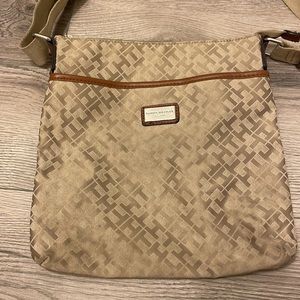 - Tommy Hilfiger canvas crossbody bag.